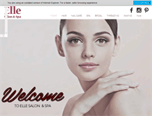 Tablet Screenshot of ellebeauty.com